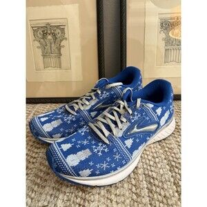Brooks Revel 3 Run Merry Ugly Sweater Christmas Women’s Running Shoes Blue 8B